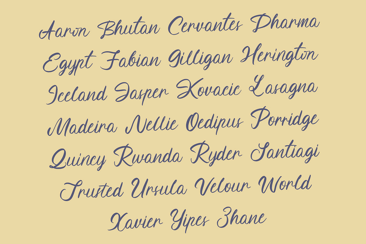 Bloomisty – Brush Handwritten Font, a Handwritten Font by MERCI STUDIO (Photo 5 of 8)