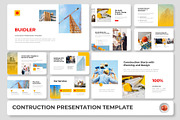 Buidler – Construction PowerPoint, a Presentation Template by Premast (Thumbnail 1 of 4)