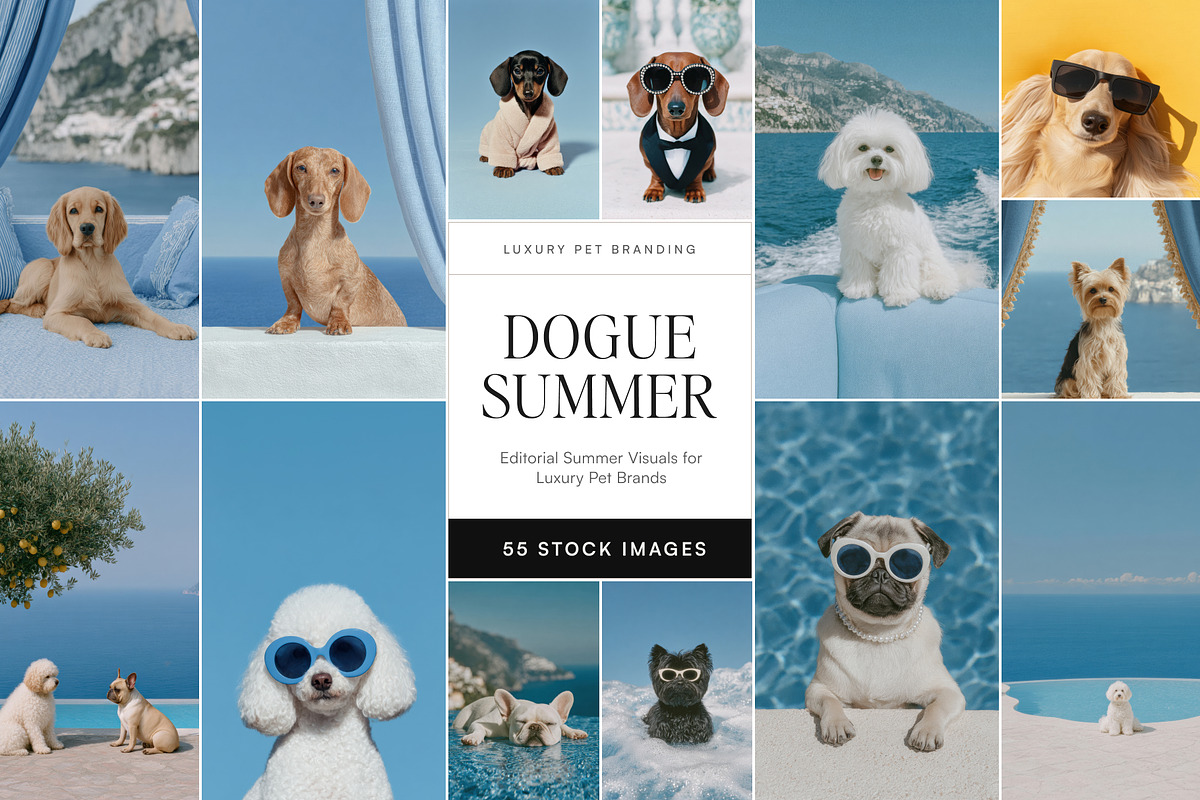 Dogue Summer – Luxury Pet Branding, an Animal Photo by Make Stories Studio (Photo 1 of 5)