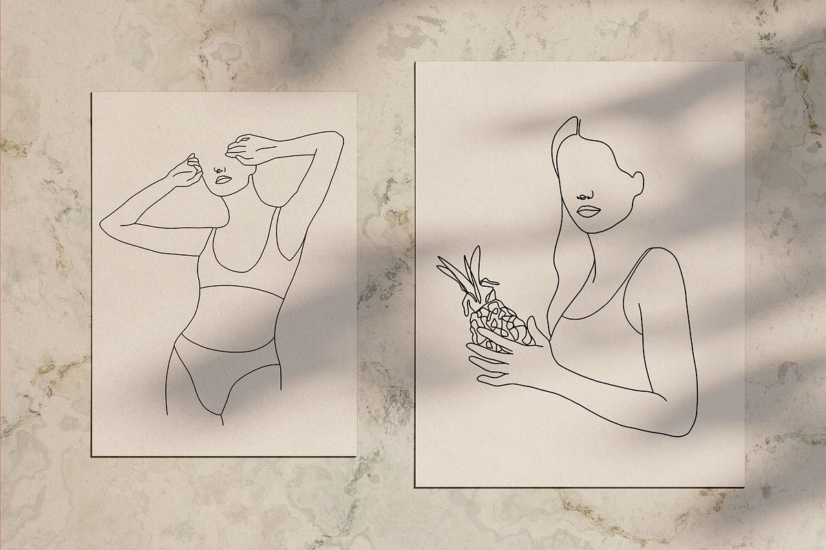 12 Summer Vacay Line Art, a Decorative Illustration by Miracles Everywhere (Photo 3 of 7)