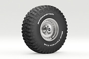 OFF ROAD WHEEL AND TIRE 6, a Cars & Vehicle 3D Model by NNAVAS 3D (Thumbnail 1 of 12)