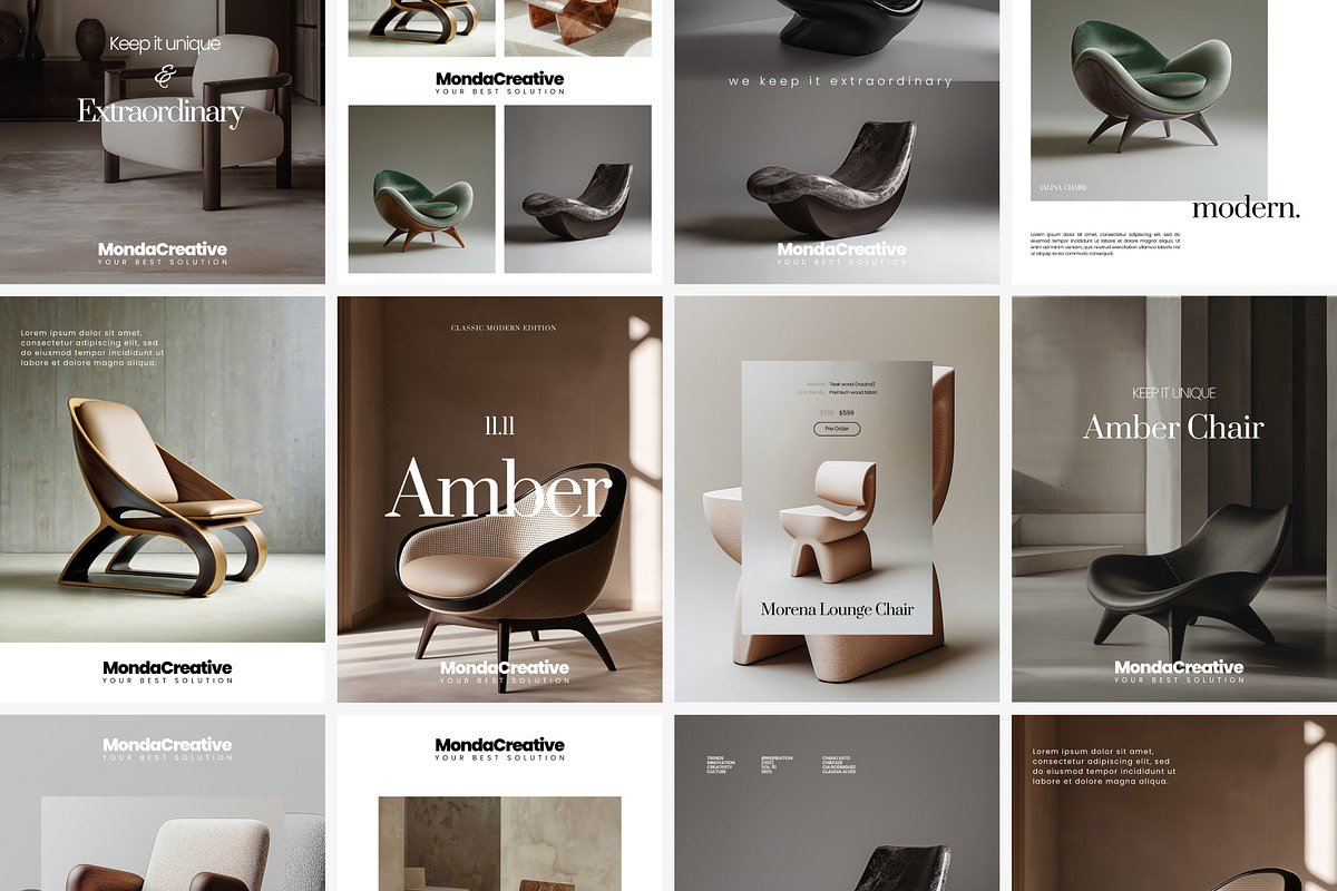 Furniture Sale Social Media Kit, a Templates & Theme by venuagency (Photo 4 of 6)