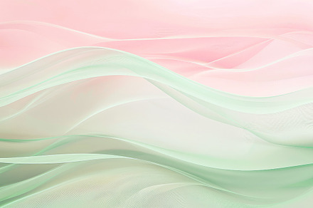 Serene Pastel Waves Texture, an Abstract Photo by Ocean Digital Art