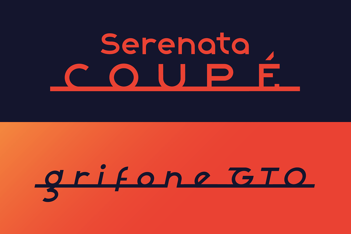 Alpha Strada: 1950s Car Emblem Font, a Font by Wingsart Studio (Photo 12 of 14)