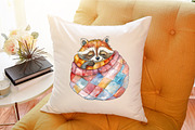 Funny Cartoon Sleepy Quirky Animals, an Illustration by Sublimation Artist (Thumbnail 6 of 6)