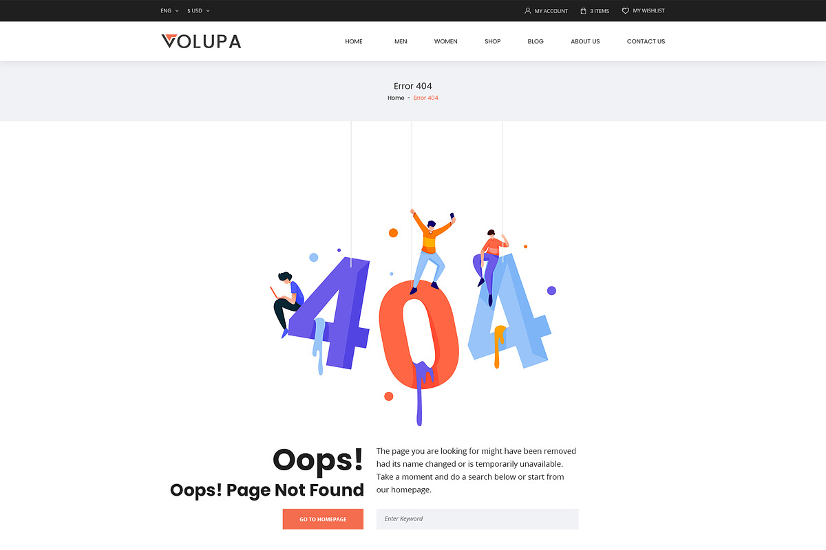 Volupa - eCommerce PSD Template, a Templates & Theme by ewises (Photo 17 of 20)