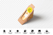 Sandwich Mockup, a Product Mockup by PixelVoyager (Thumbnail 2 of 6)