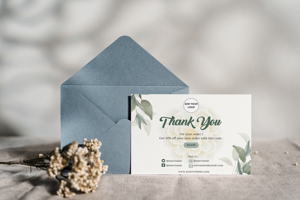 Thankyou Card Template - Canva, a Card Template by DesignTreasureID (Photo 3 of 4)