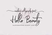 Hello Beauty - Handwritten Font, a Script Font by FHFont (Thumbnail 9 of 9)
