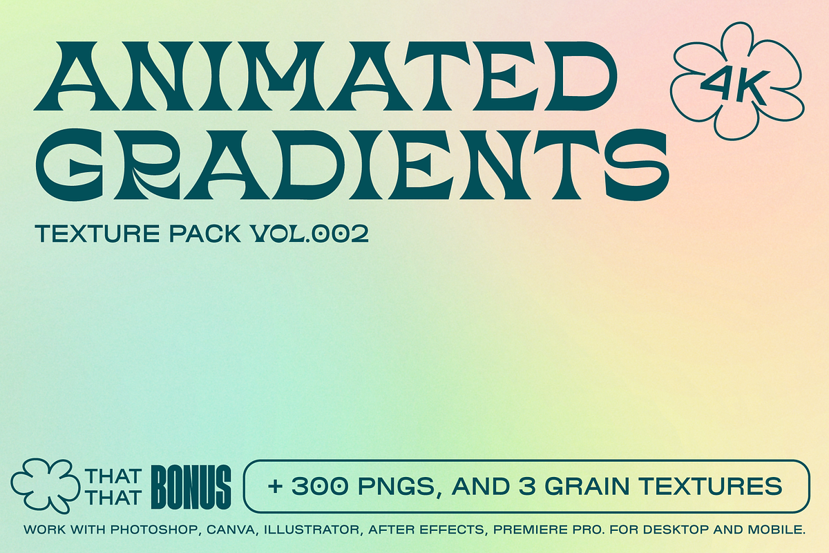 Animated Gradient Texture Pack Vol 2, a Texture Graphic by That That ...
