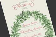 Poster Christmas Menu Crown, a Print Template by McLittle Stock (Thumbnail 3 of 3)
