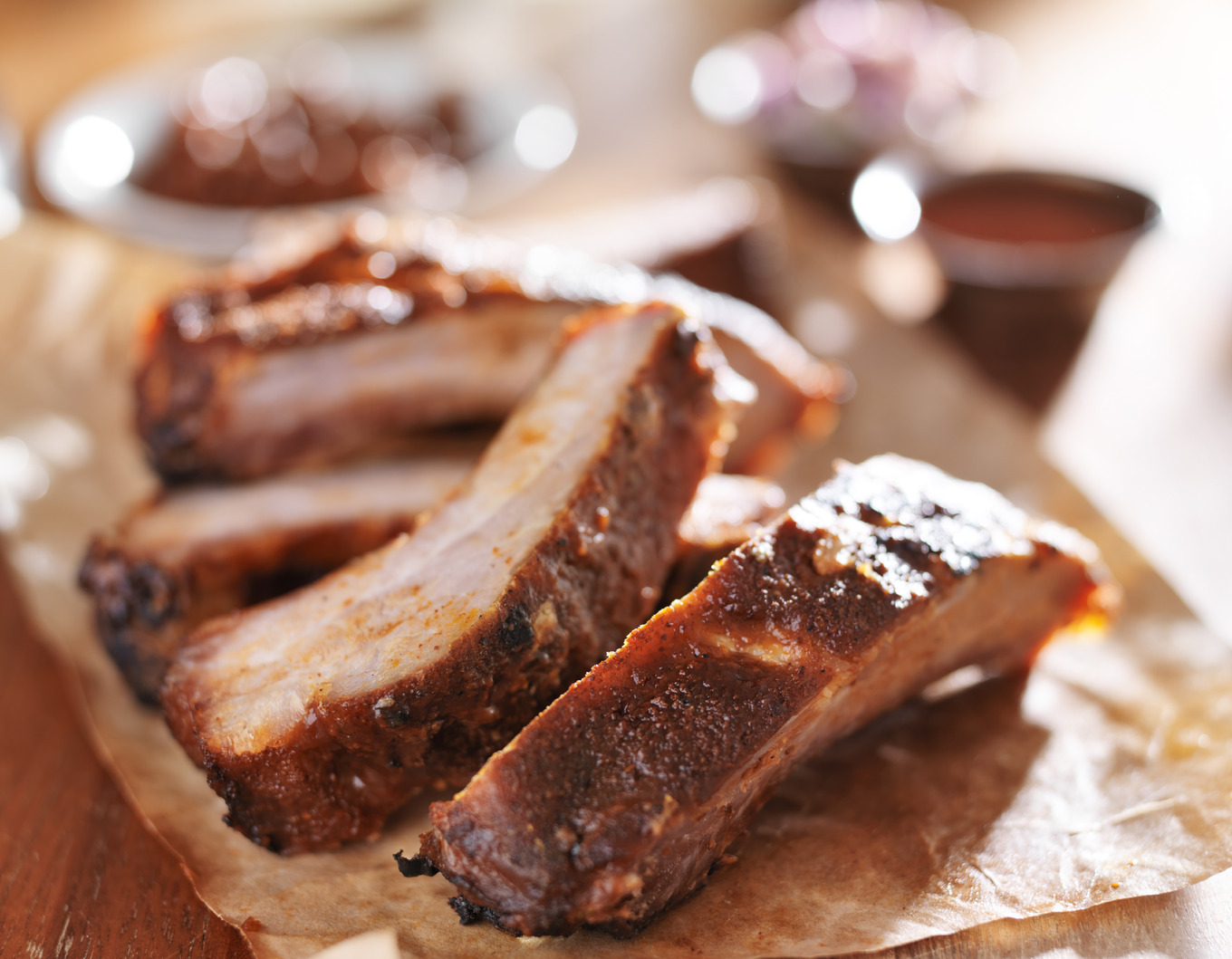 barbecue spare ribs with sides, a Food & Drink Photo by RezArt ...