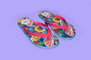 Flip Flops Packaging Mockup 6 Views, a Packaging Mockup by Illusiongraphic (Thumbnail 6 of 20)