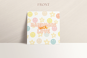 Retro Thank you card Canva template, a Flyer Template by Hellohastore (Thumbnail 2 of 9)