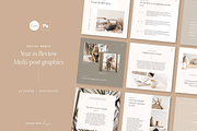 Yearly/Quarterly Review Social Pack, a Social Media Template by January Made Design (Thumbnail 1 of 13)