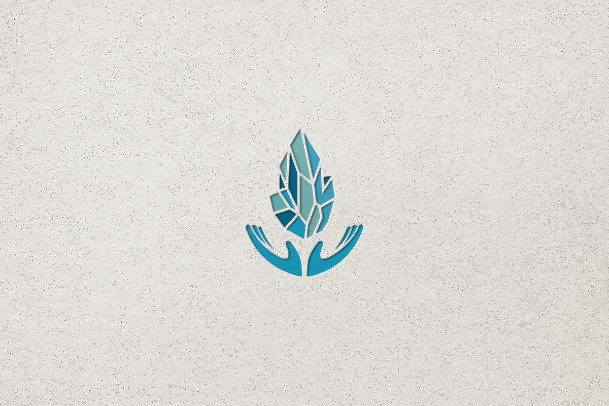 Minimalist Hand with Crystal Logo, a Branding & Logo Template by Luxury Logos (Photo 4 of 4)