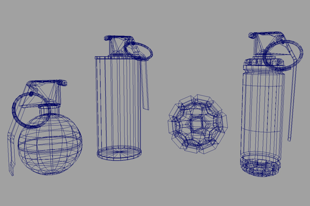 Grenades Pack, an Object 3D Model by RivermillStudios (Photo 8 of 8)