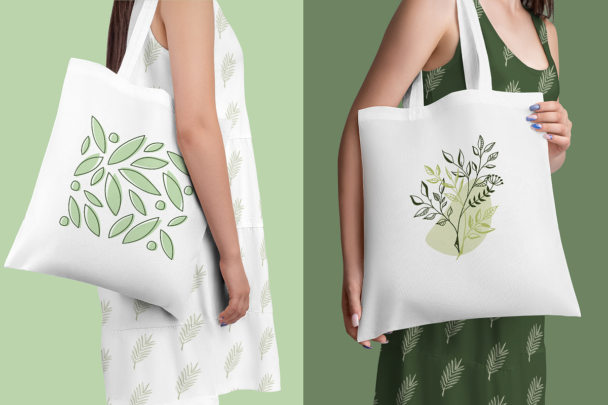 Tote Bag Mockup in the Hands of Girl, a Product Mockup by Grow Design Craft Studio (Photo 6 of 7)
