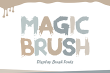 Magic Brush - Brush Font Types