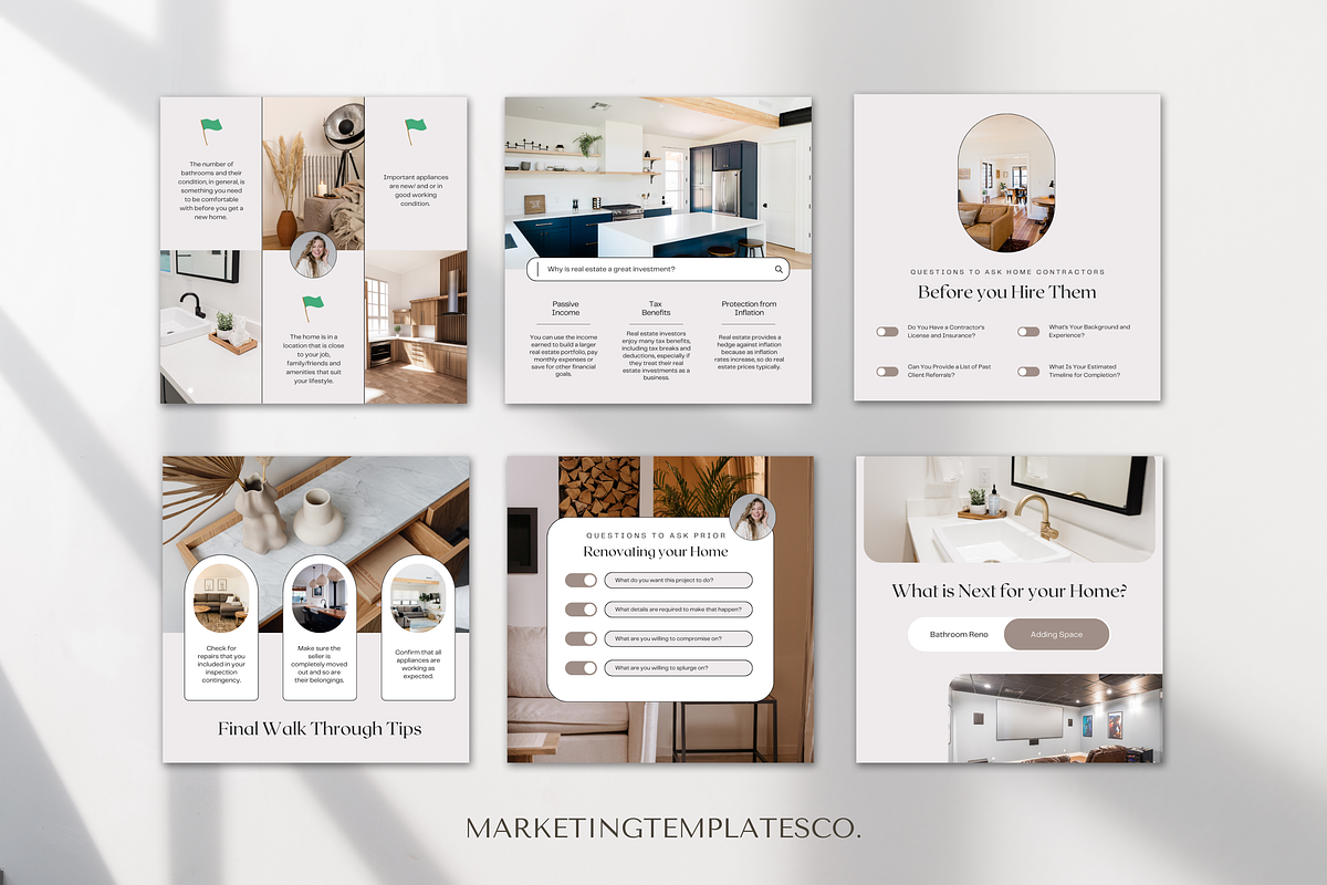 January Real Estate Instagram Posts, a Social Media Template by Marketing Templates Co. (Photo 4 of 9)