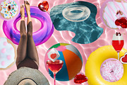 Barbiecore collage pack, an Object Graphic by TatianaBannikova (Thumbnail 4 of 9)