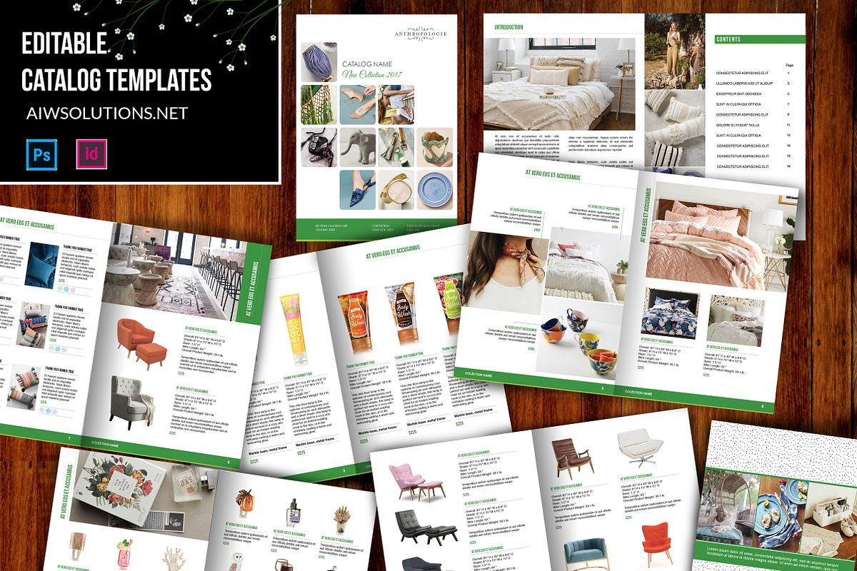 Product Catalog -id07, a Stationery Template by AIW SOLUTIONS (Photo 1 of 5)