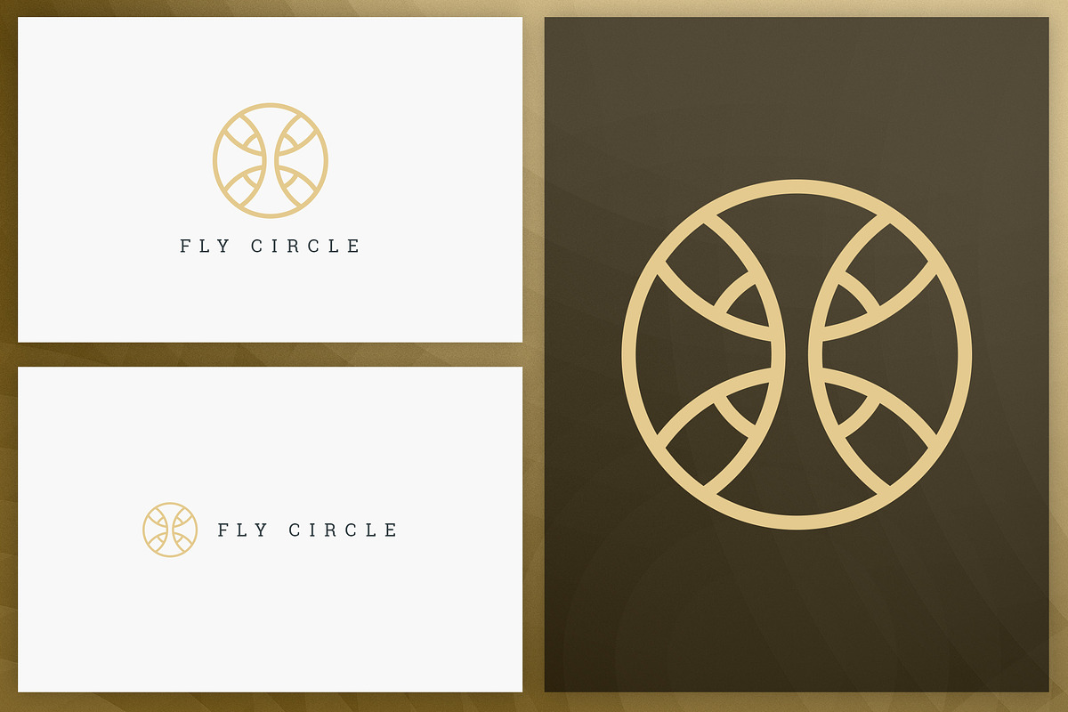 20 Circle geometric logos - outline, a Branding & Logo Template by VP Fonts (Photo 18 of 21)