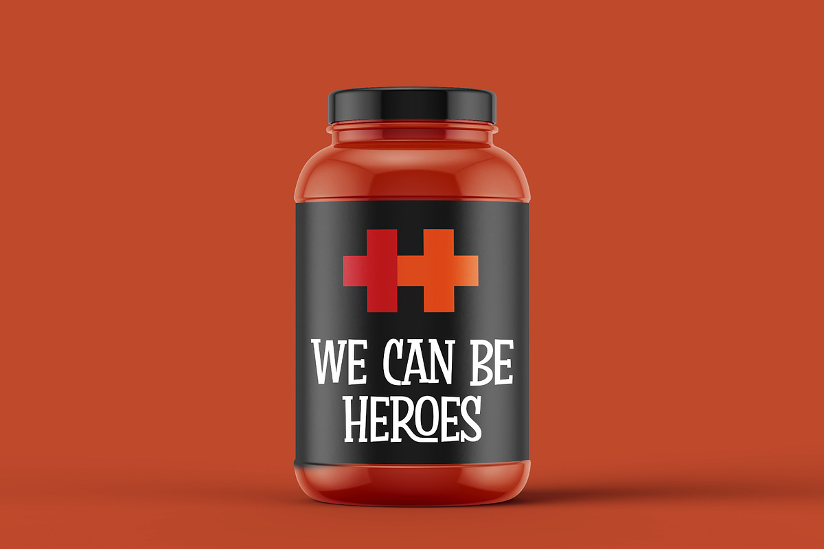 Factory Heroes - a Playful Font, a Slab Serif Font by Ali Hamidi (Photo 6 of 9)