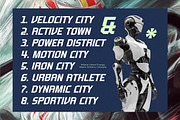 Menscity Futuristic Sporty Sans, a Sans Serif Font by timelesstype.co (Thumbnail 16 of 20)