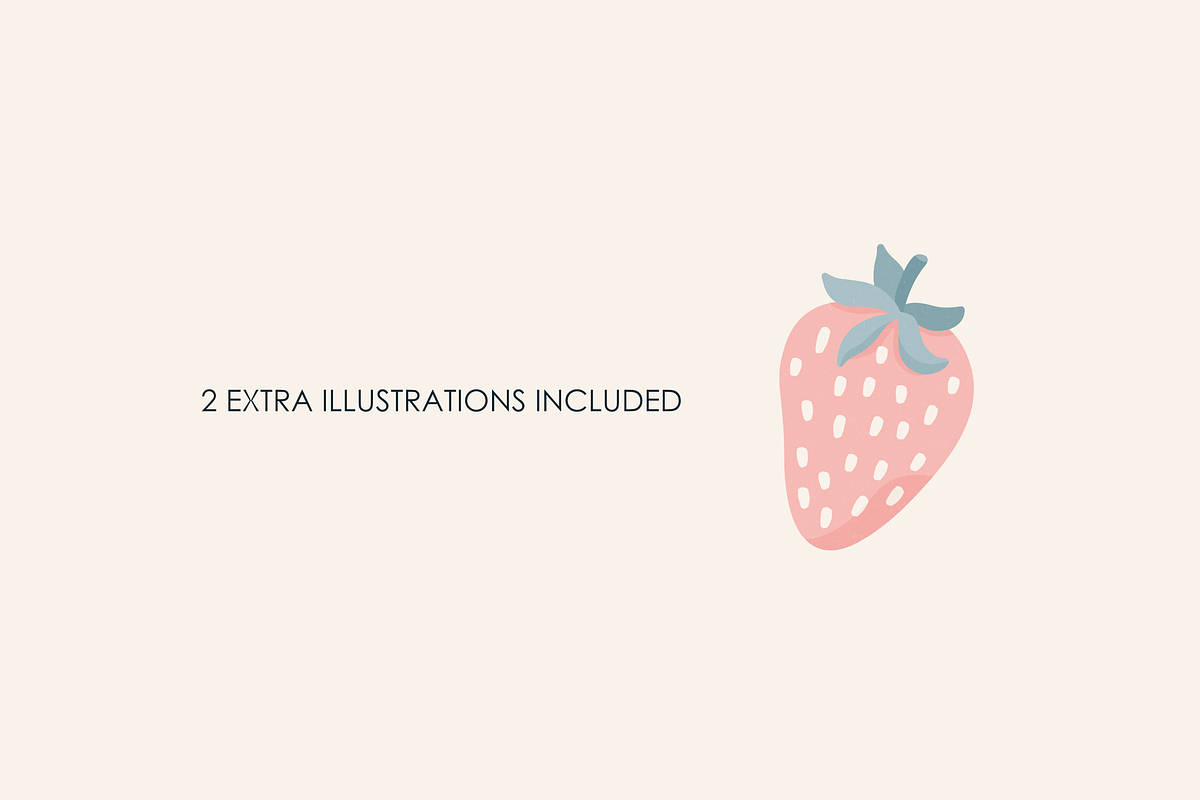 Strawberries Seamless Pattern, a Pattern Graphic by HonestiesPrintS (Photo 2 of 4)