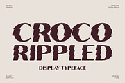 Croco Rippled, a Sans Serif Font by Craft Supply Co. (Thumbnail 1 of 8)