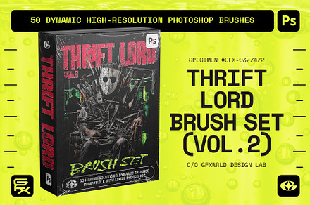 Thrift Lord Brush Set (Vol. 2), a Brushes & More by GFXWRLD