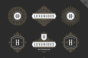 50 ornaments logos & monograms, a Branding & Logo Template by Vasya Kobelev (Thumbnail 6 of 12)