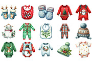 Christmas Baby Clothes Nursery PNG, an Illustration by Designking (Thumbnail 2 of 5)