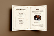 Classic Minimal Funeral Program, a Brochure Template by Neermana (Thumbnail 4 of 4)