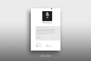 CV / Resume template for MS Word, a Resume Template by Mellene Templates (Thumbnail 3 of 3)