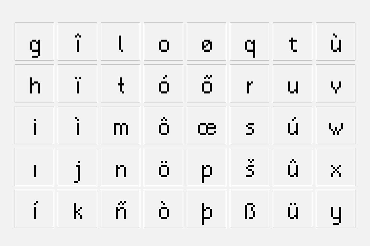 Standard Pixel Font (4 styles), a Font by SelfBuild Type (Photo 9 of 12)
