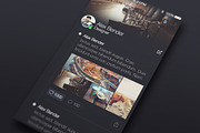 Social App UI, an App Template by ALEX BENDER UI STORE (Thumbnail 3 of 5)