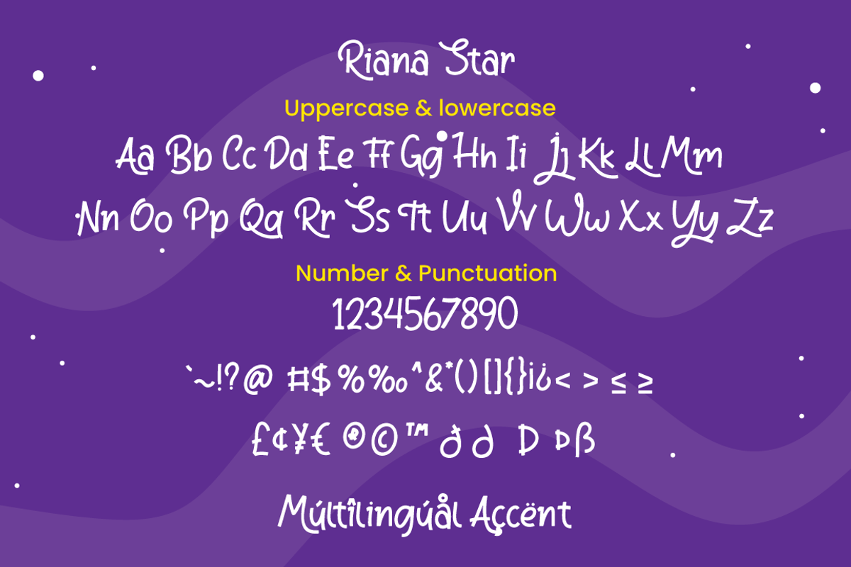 Riana Star - Display Font, a Script Font by Attype (Photo 6 of 8)