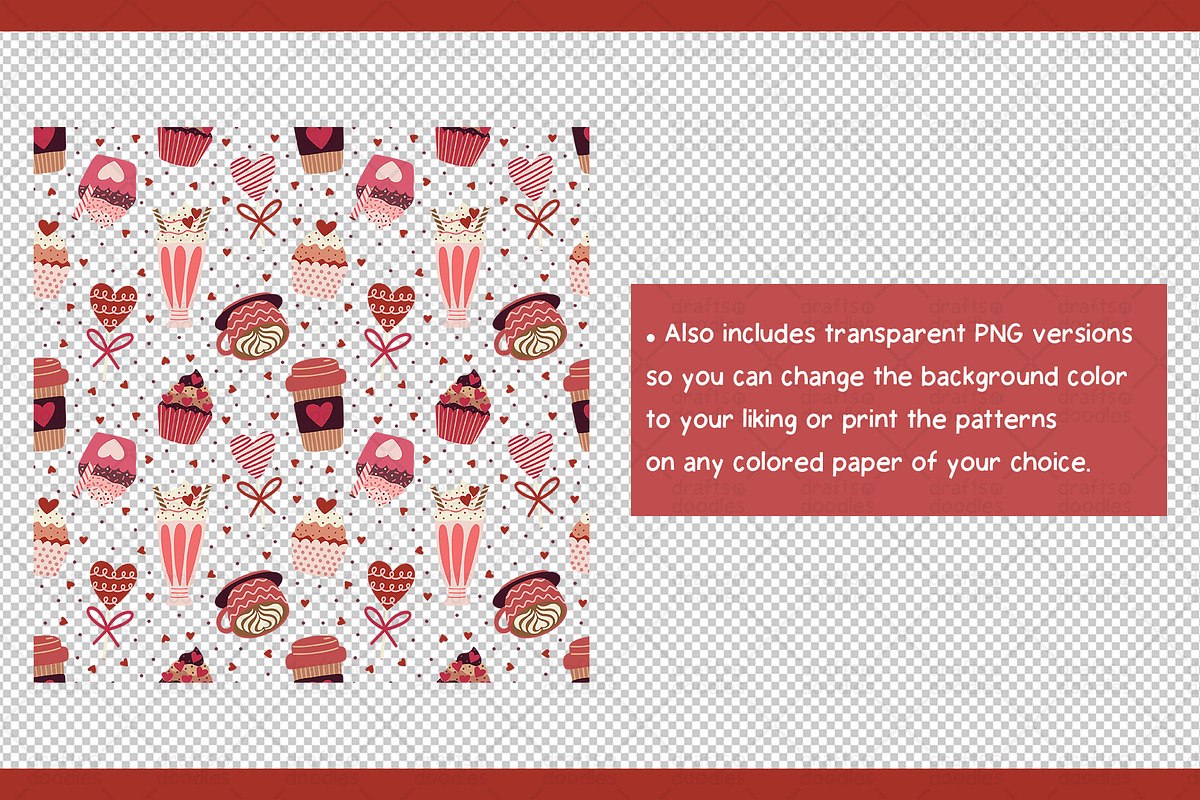 Valentine's Day Date Graphic Set, a Pattern Graphic by Drafts n Doodles (Photo 10 of 10)