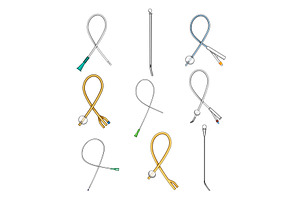 Medical catheters and devices for, an Object Illustration by pikepicture