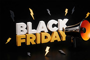 3D Black Friday Promo Banner Pack, a Finance Illustration by StockVerse Creative (Thumbnail 4 of 4)