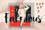 Hastagirl Chic brush watercolor font, a Font by Konstantine Studio (Thumbnail 5 of 9)