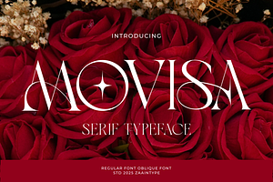 Movisa, a Serif Font by zaaintype