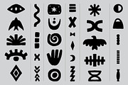 TRIBAL SET | Graphic collection, a Decorative Illustration by katieromanoff_art (Thumbnail 6 of 12)