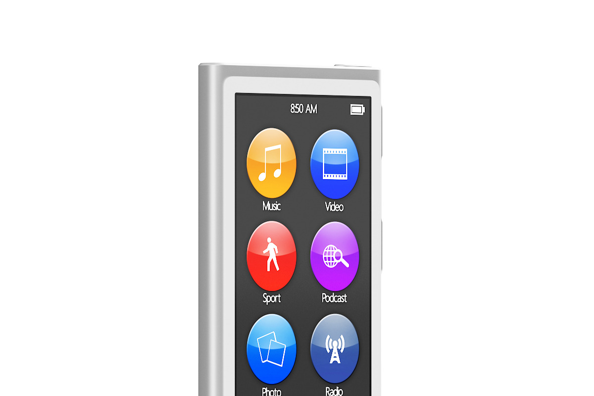 White music player, an Object 3D Model by CGAxis (Photo 3 of 12)