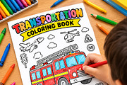 Transportation Coloring Book for Kid, an Education Illustration by Mohammad Sarfaraz (Thumbnail 16 of 17)