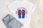 Summer PNG Sandy Toes Flip Flop, a Seasonal Illustration by Canvas Craft (Thumbnail 2 of 6)