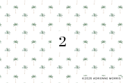 Cute Pastel Tropical Patterns, a Pattern Graphic by Adrienne Morris (Thumbnail 3 of 7)
