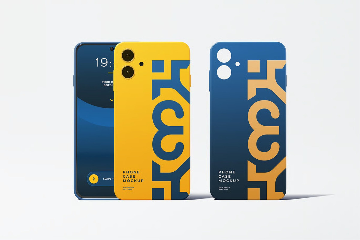 Smartphone Case Mockup, an Advertising Mockup by zpackcreative (Photo 8 of 8)